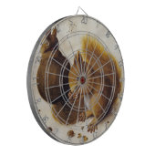 2つの赤いリス（Albrecht Durer著） ダーツボード (正面左)