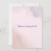 2つの赤ちゃんシャワー用ツインティー招待状 招待状 (裏面)