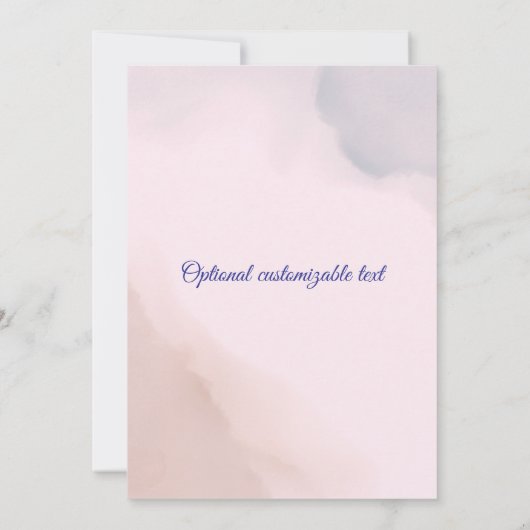 2つの赤ちゃんシャワー用ツインティー招待状 招待状 (裏面)