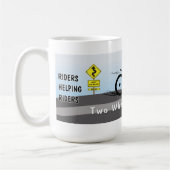 2つの車輪1つの愛 コーヒーマグカップ (左)