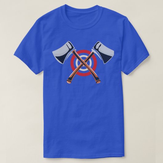 2つの軸とブルズアイクラシックのTシャツ Tシャツ (デザイン正面)