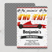 2つの速い招待状 招待状 (正面/裏面)