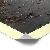 2つの道路が分岐….. ポスター (角)