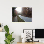 2つの道路が分岐….. ポスター (ホームオフィス)