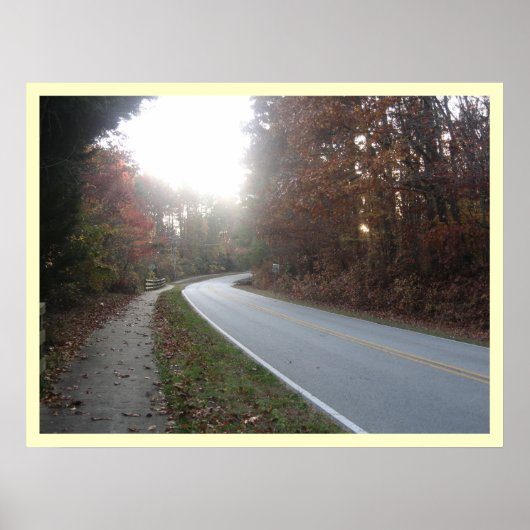 2つの道路が分岐….. ポスター (正面)
