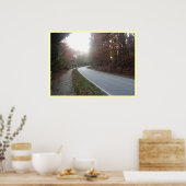 2つの道路が分岐….. ポスター (キッチン)