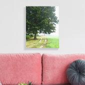 2つの道路の分岐キャンバス キャンバスプリント (インサイチュ (リビング))