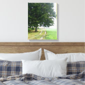 2つの道路の分岐キャンバス キャンバスプリント (インサイチュ (寝室))