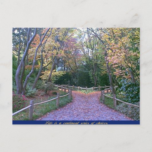 2つの道路 ポストカード (正面)