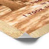 2つの道路 – ロバート・フロスト引用文 – アートプリント ポスター (角)