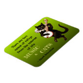 2つの避難手段Music Cats Schweitzer マグネット (左側)