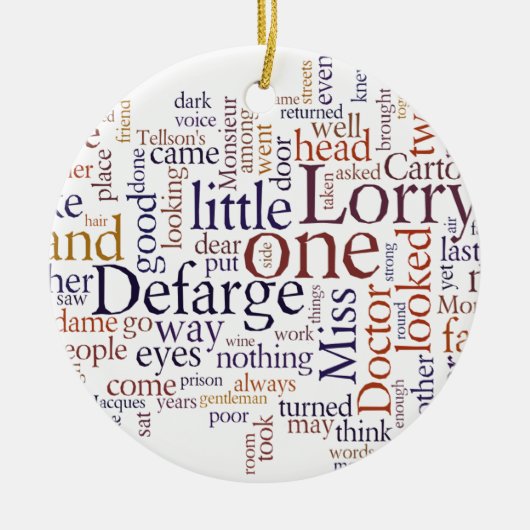 2つの都市の物語 セラミックオーナメント (正面)