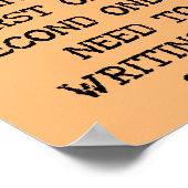 2つの重要なレッスンポスタおもしろいーサイン ポスター (角)