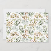 2つの野生のサファリジャングル動物2nd誕生日パーティー 招待状 (裏面)