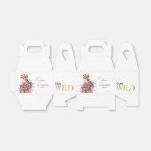 2つの野生のサファリ動物の子供の誕生日パーティー フェイバーボックス (折り畳みなし)