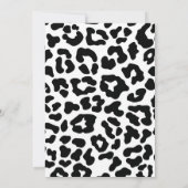 2つの野生のサファリ動物2nd誕生日パーティーインビタット 招待状 (裏面)