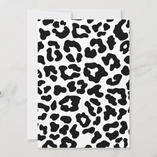 2つの野生のサファリ動物2nd誕生日パーティーインビタット 招待状 (裏面)