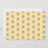 2つの野生のジャングル動物の誕生日パーティーへの招待 招待状 (裏面)