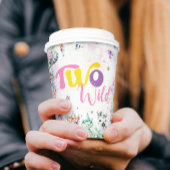 2つの野生のトロピカルサファリアニマルズセカンド誕生日 紙コップ