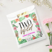 2つの野生の熱帯動物2nd誕生日パーティー フェイバーバッグ (封をした状態)