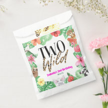 2つの野生の熱帯動物2nd誕生日パーティー