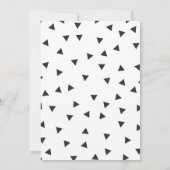 2つの野生の誕生日招待状ジャングル動物 招待状 (裏面)