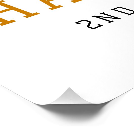 2つの野生の2番目の誕生日サファリ動物の子供たちを歓迎 ポスター (コーナー)