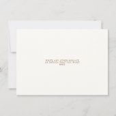 2つの金ゴールド結婚のリングがミュートされた日付を保存 セーブザデート (裏面)