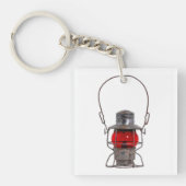 2つの鉄道ランタン キーホルダー (正面)