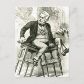 2つの間のアドルフ・ティアーズの戯画 ポストカード (正面)