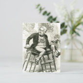 2つの間のアドルフ・ティアーズの戯画 ポストカード (スタンド正面)