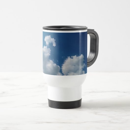 2つの雲 トラベルマグ (正面右)