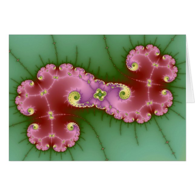 2つの靴 – フラクタルカード (正面横)