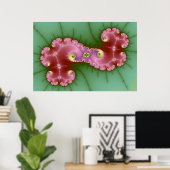 2つの靴 – フラクタルポスター ポスター (ホームオフィス)