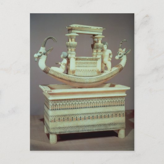 2つの頭を持つ飾船付きの胸 ポストカード (正面)