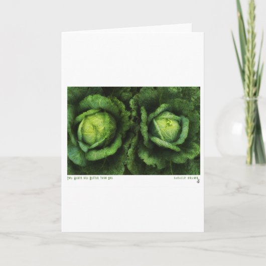 2つの頭部 カード (正面)