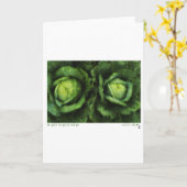 2つの頭部 カード (黄色い花)