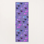 2つの顔のカラフルなカスタムプーマトラの芸術 ヨガマット (裏面)