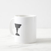 2つの顔の顔かつぼの錯覚はつぼを好みます コーヒーマグカップ (正面左)