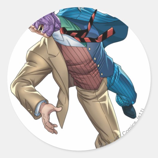 2つの顔滝 ラウンドシール (正面)