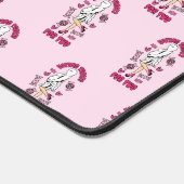 "2つの食べのためののトリートメント"妊娠ハロウィーン幽霊 デスクマット (コーナー)