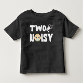 2つの騒々しいおもしろい2nd誕生日ギフトキッズ2歳 トドラーTシャツ (正面)