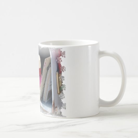 2つの骨董品のネズミ コーヒーマグカップ (右)