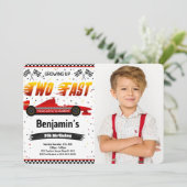 2つの高速フォト招待状 招待状 (スタンド正面)