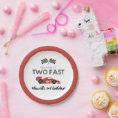 2つの高速誕生日プレート ペーパープレート (パーティー)