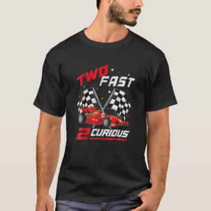 2つの高速2つの奇妙な誕生日デコレーション第2日 Tシャツ
