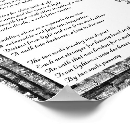 2つの魂の通過 ポスター (角)