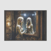 2つの魂、1つの鏡。妹か？ 薄葉紙 (正面)