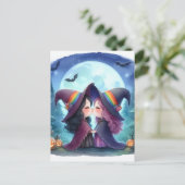 2つの魔女キスプライドシリーズ水色 ポストカード (スタンド正面)