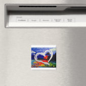 2つの鳥の概念 マグネット (インサイチュ (食洗機))